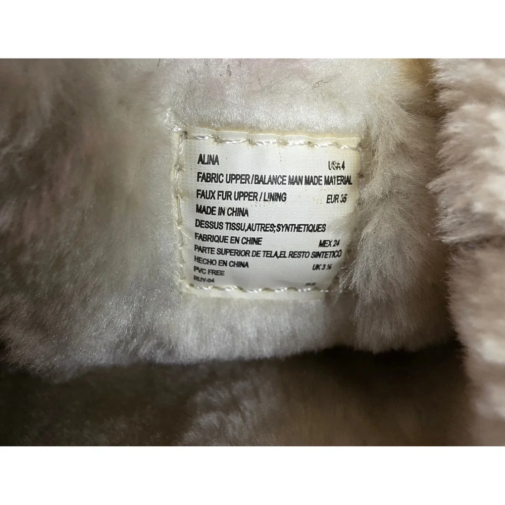 Michael Kors Womens Brown Faux Fur Trim Tall Winter Boots Cognac Suede Zip Up